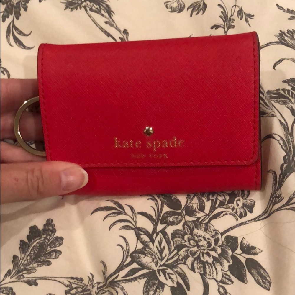 Kate Spade mini keyring wallet